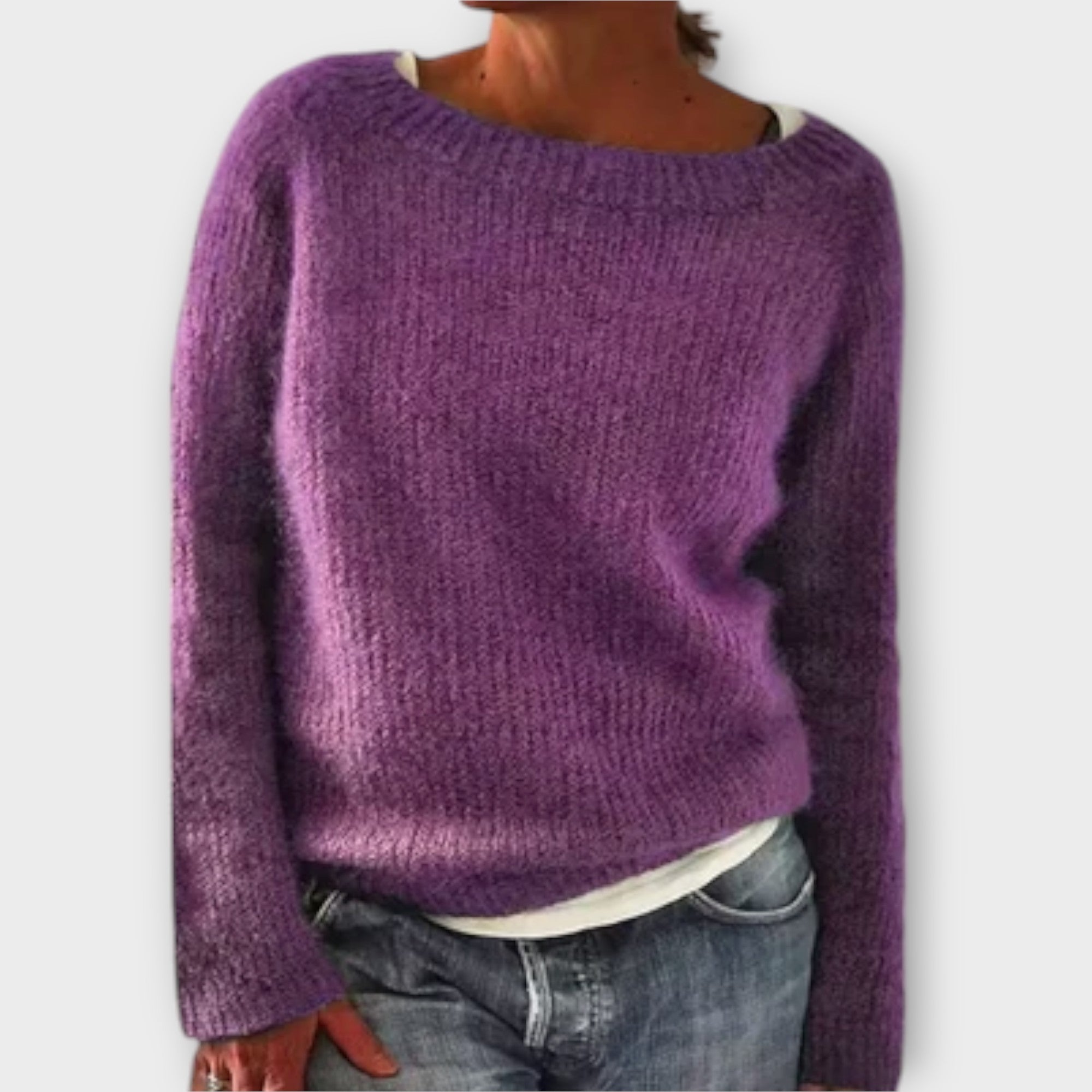Maison La Veine™ | Pull en Maille Unie Régine
