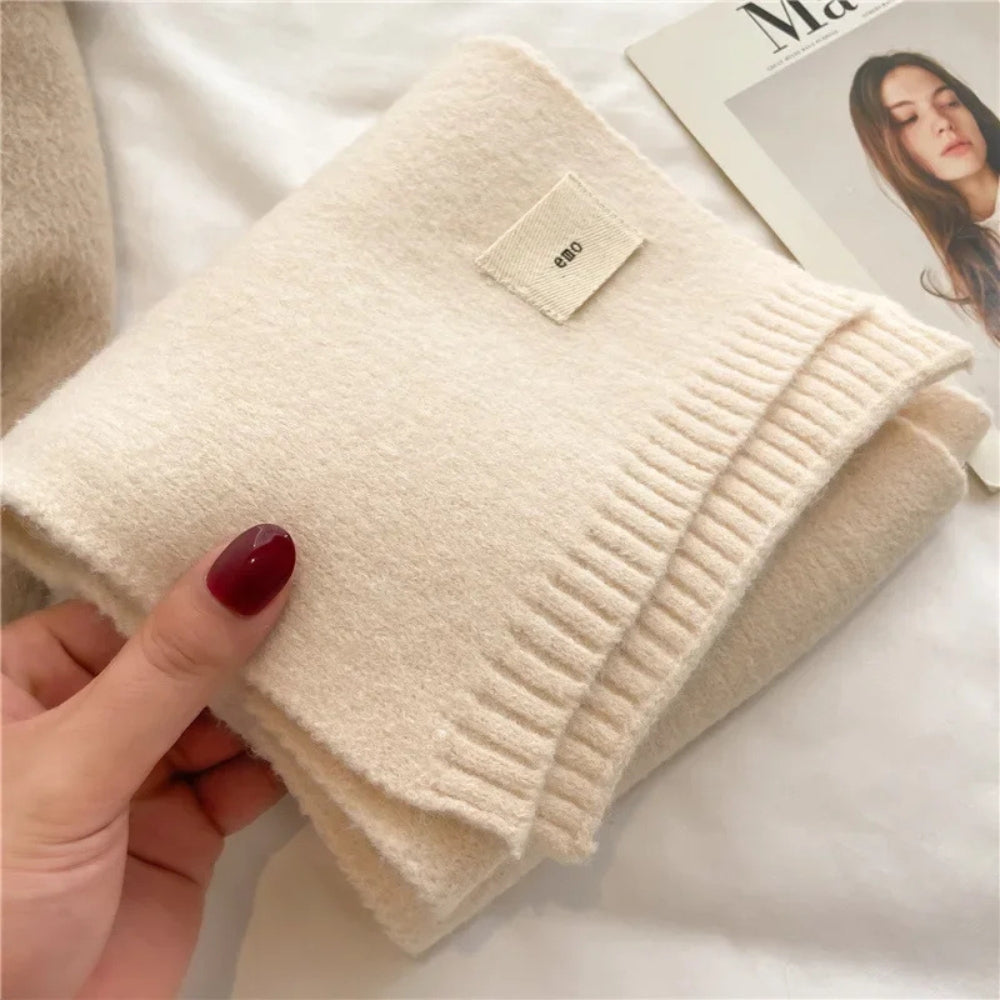 Maison La Veine™ | Echarpe Fine Femme Couleur Unie