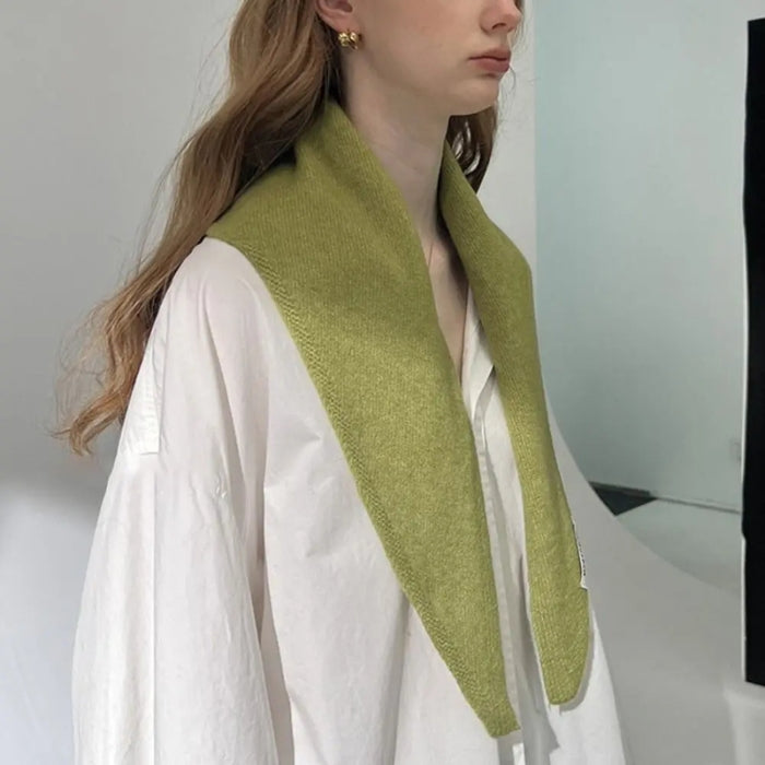 Maison La Veine™ | Echarpe Triangle Femme Tricotée