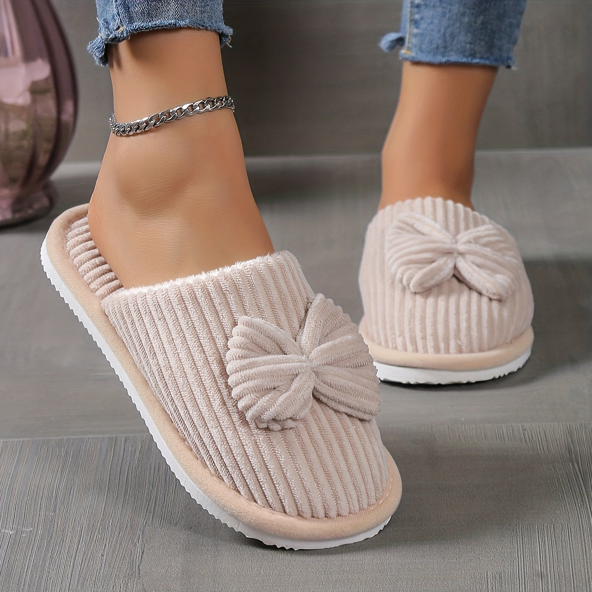 Maison La Veine™ | Chaussons Nœud