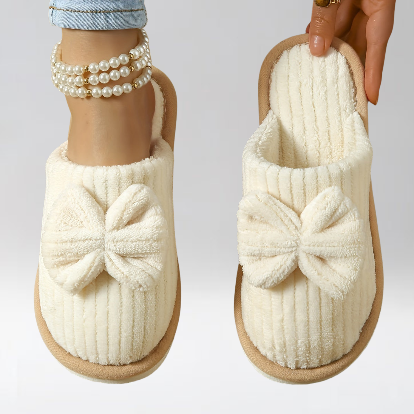 Maison La Veine™ | Chaussons Nœud
