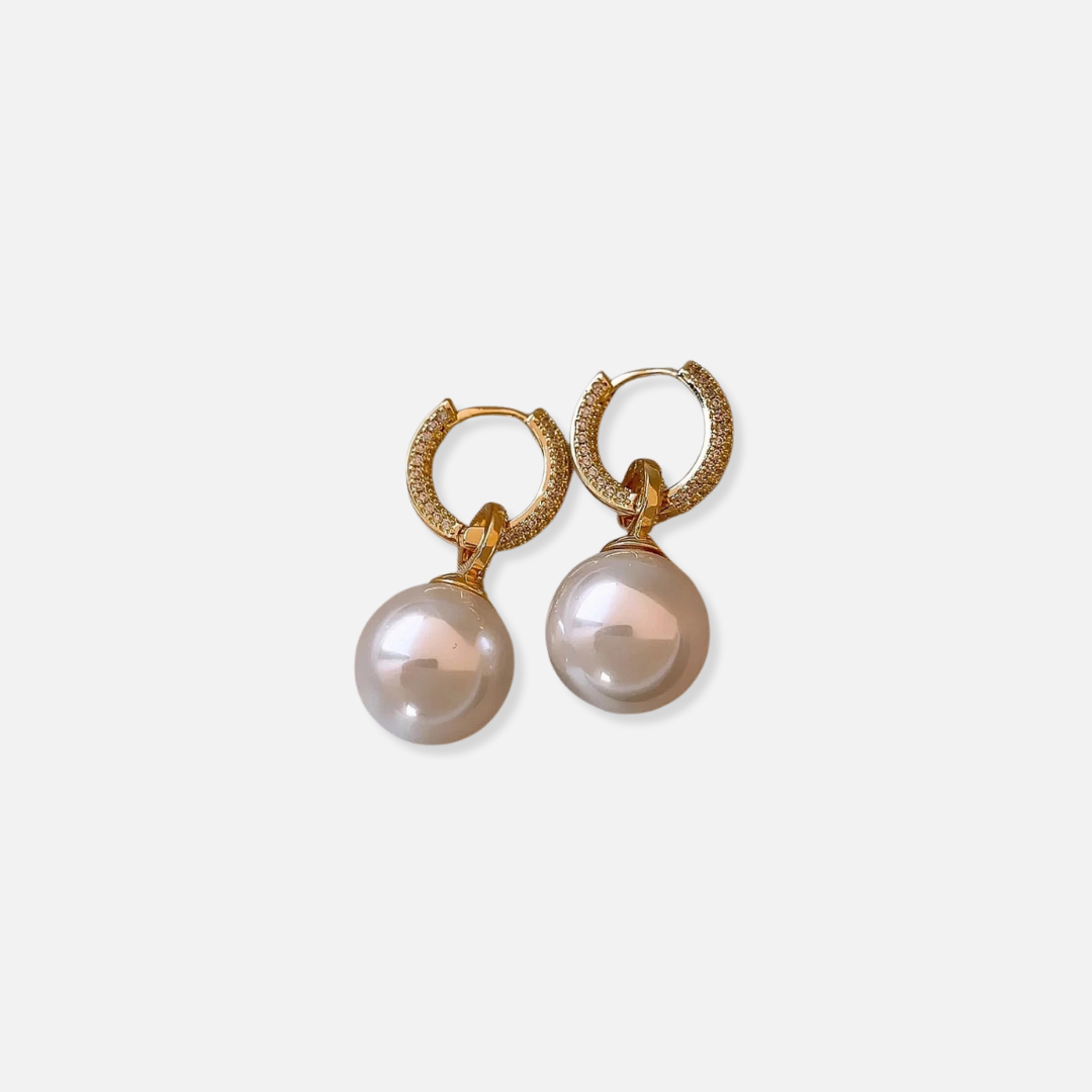 Maison La Veine™ | Boucles Élégantes Perle