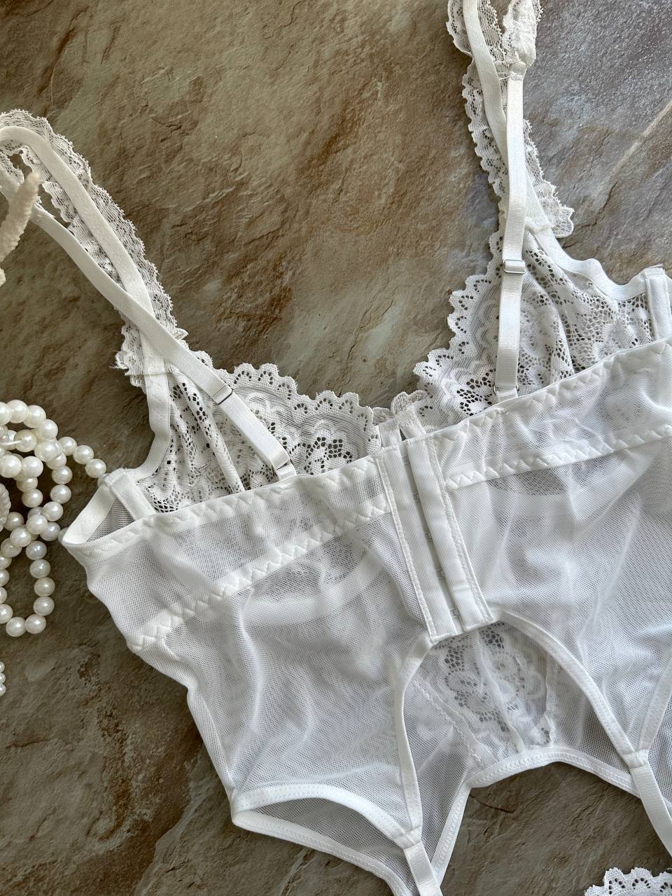 Maison La Veine™ | Ensemble de lingerie de mariée élégant