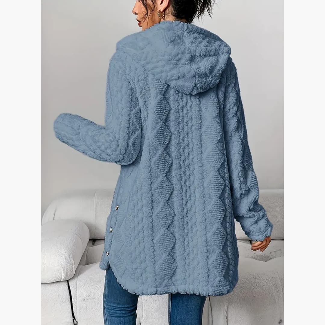 Maison La Veine™ | Manteau léger à capuche teddy