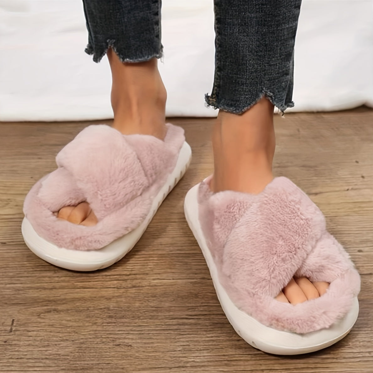 Maison La Veine™ | Chaussons ouverts en laine