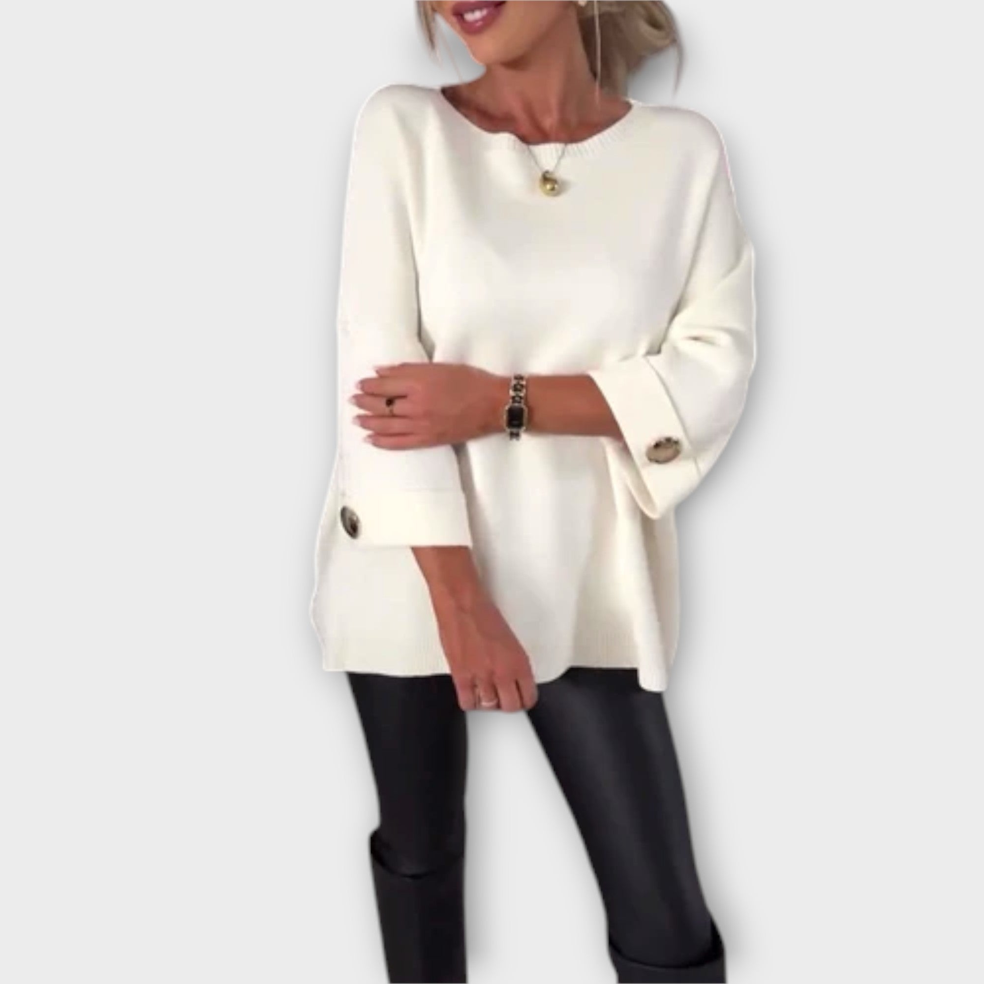 Maison La Veine™ | Blouse Élégante en Maille Isabella