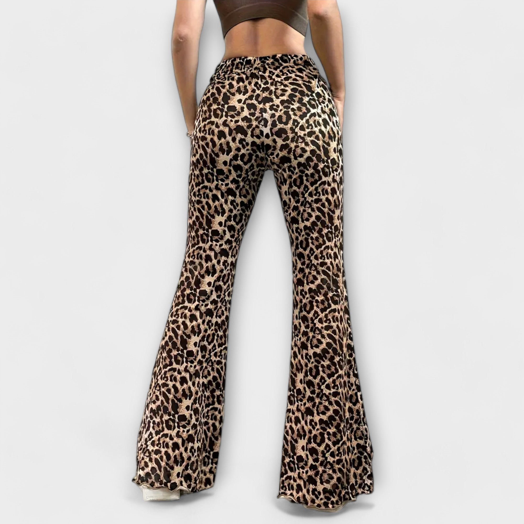 Maison La Veine™ | Pantalons Léopard Bootcut Élégants