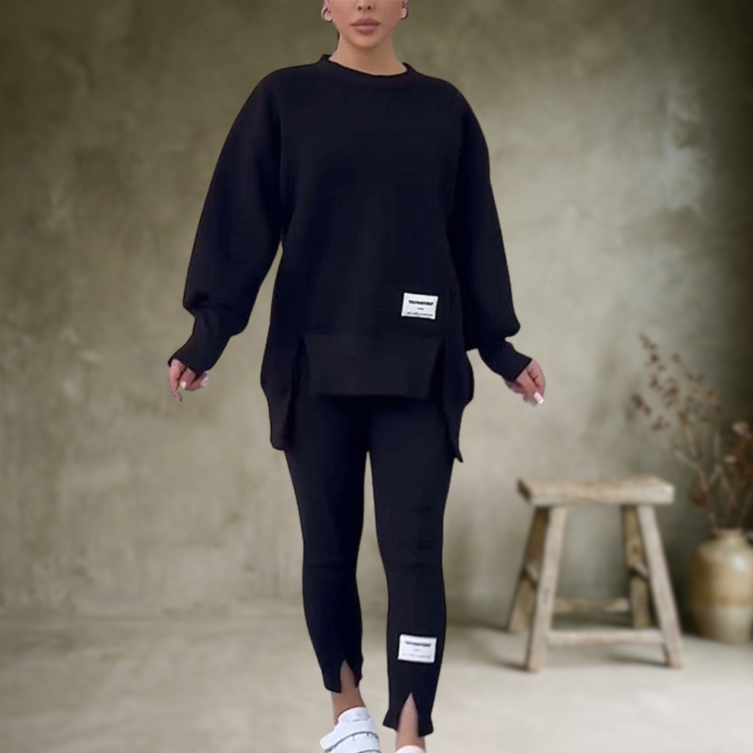 Woet | Ensemble sweat-shirt et leggings décontracté