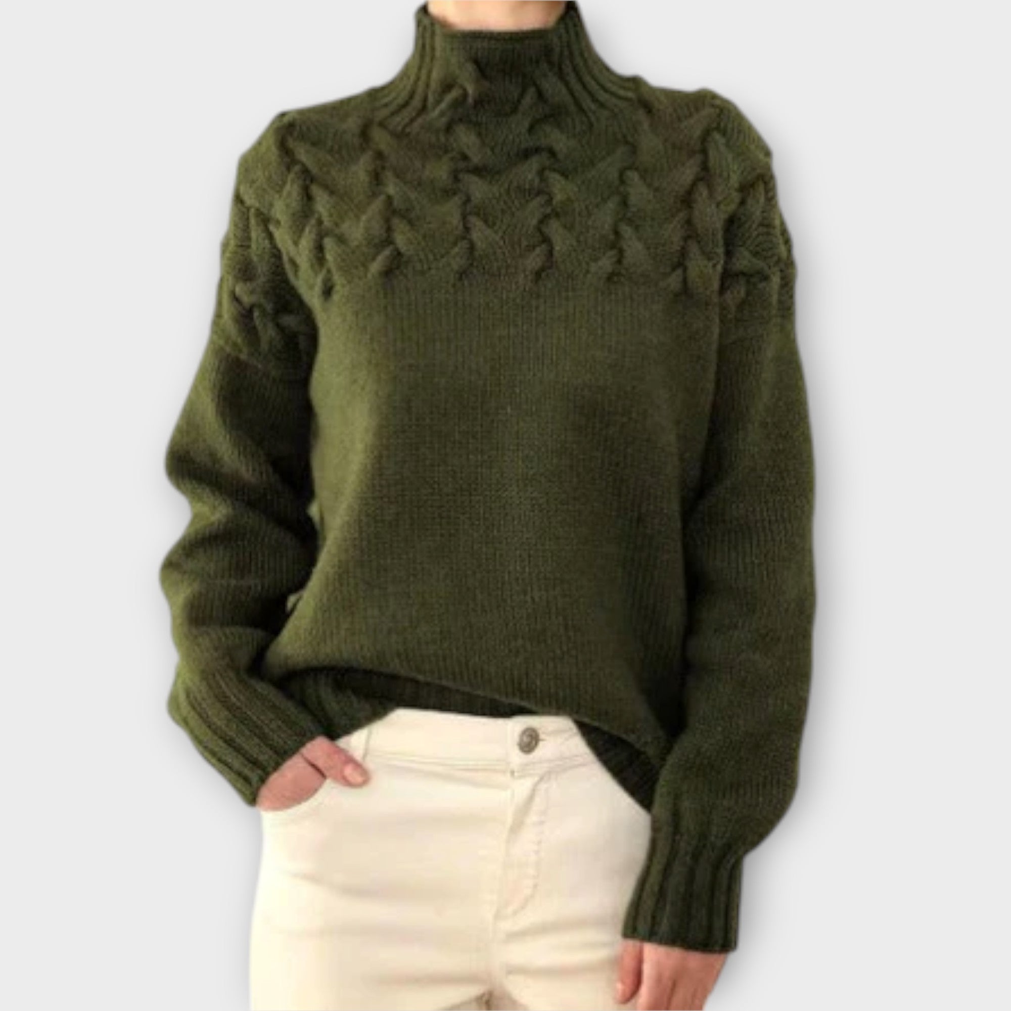 Maison La Veine™ | Pull Femme Torsadé Élégant