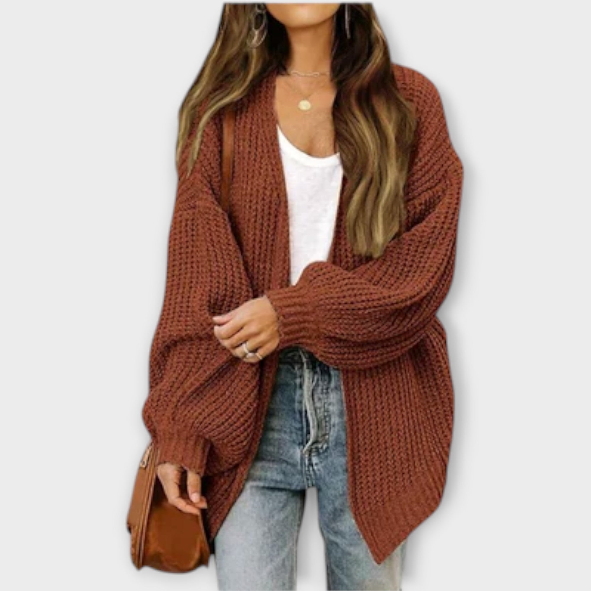 Maison La Veine™ | Cardigan Tricot Décontracté Leppa