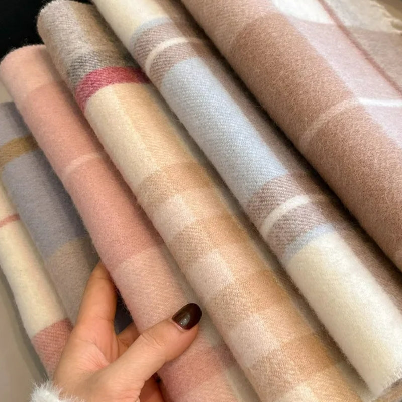 Maison La Veine™ | Echarpe en Laine à Carreaux