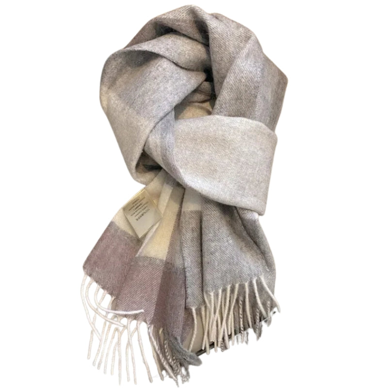 Maison La Veine™ | Echarpe en Laine à Carreaux