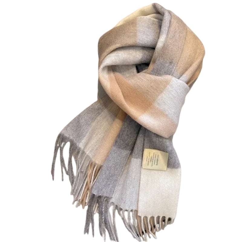 Maison La Veine™ | Echarpe en Laine à Carreaux