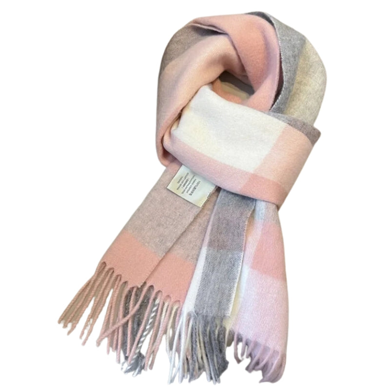 Maison La Veine™ | Echarpe Laine à Carreaux Femme