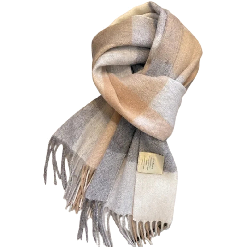 Maison La Veine™ | Echarpe Laine à Carreaux Femme