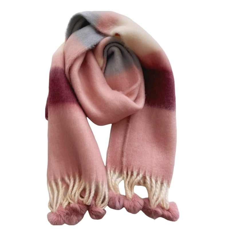 Maison La Veine™ | Grosse Écharpe Femme Rose