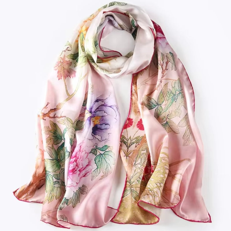 Maison La Veine™ | Écharpe Soie Femme Tendance