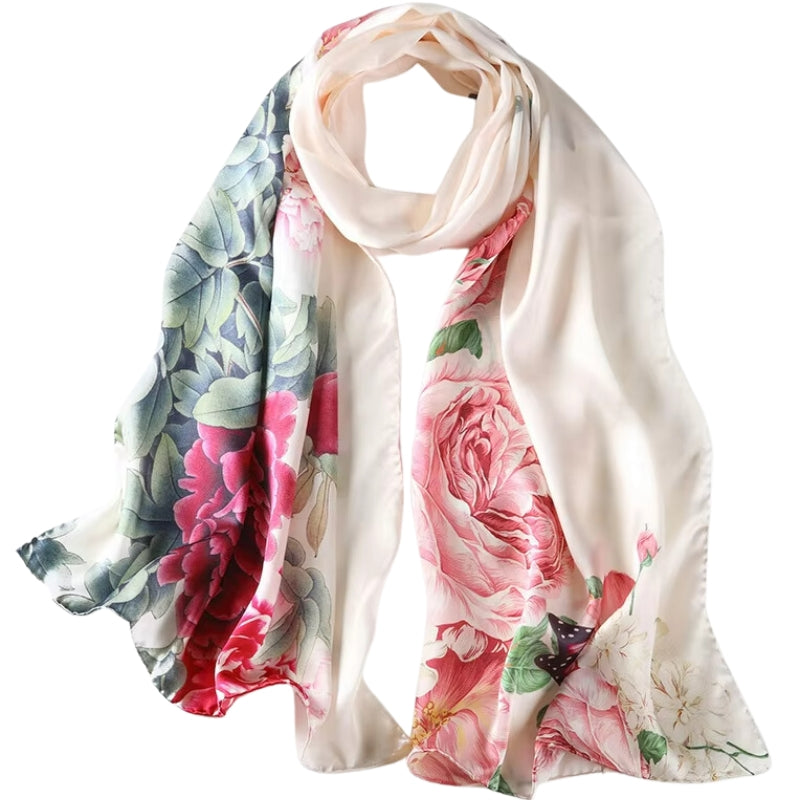 Maison La Veine™ | Écharpe Soie Femme Tendance