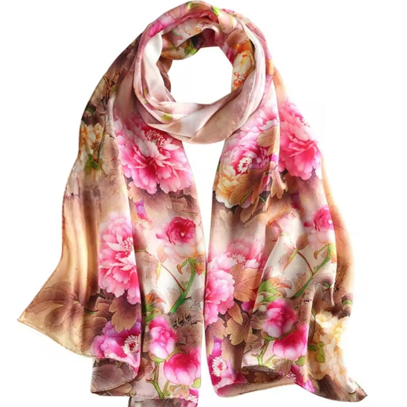 Maison La Veine™ | Écharpe Soie Femme Tendance