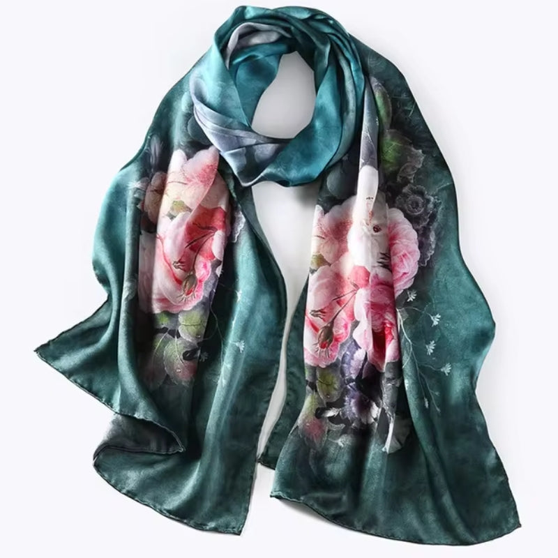 Maison La Veine™ | Écharpe Soie Femme Tendance