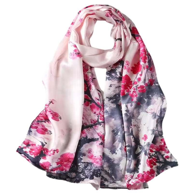 Maison La Veine™ | Écharpe Soie Femme Tendance