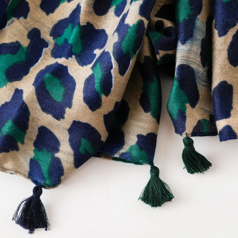 Maison La Veine™ | Chèche Echarpe Léopard