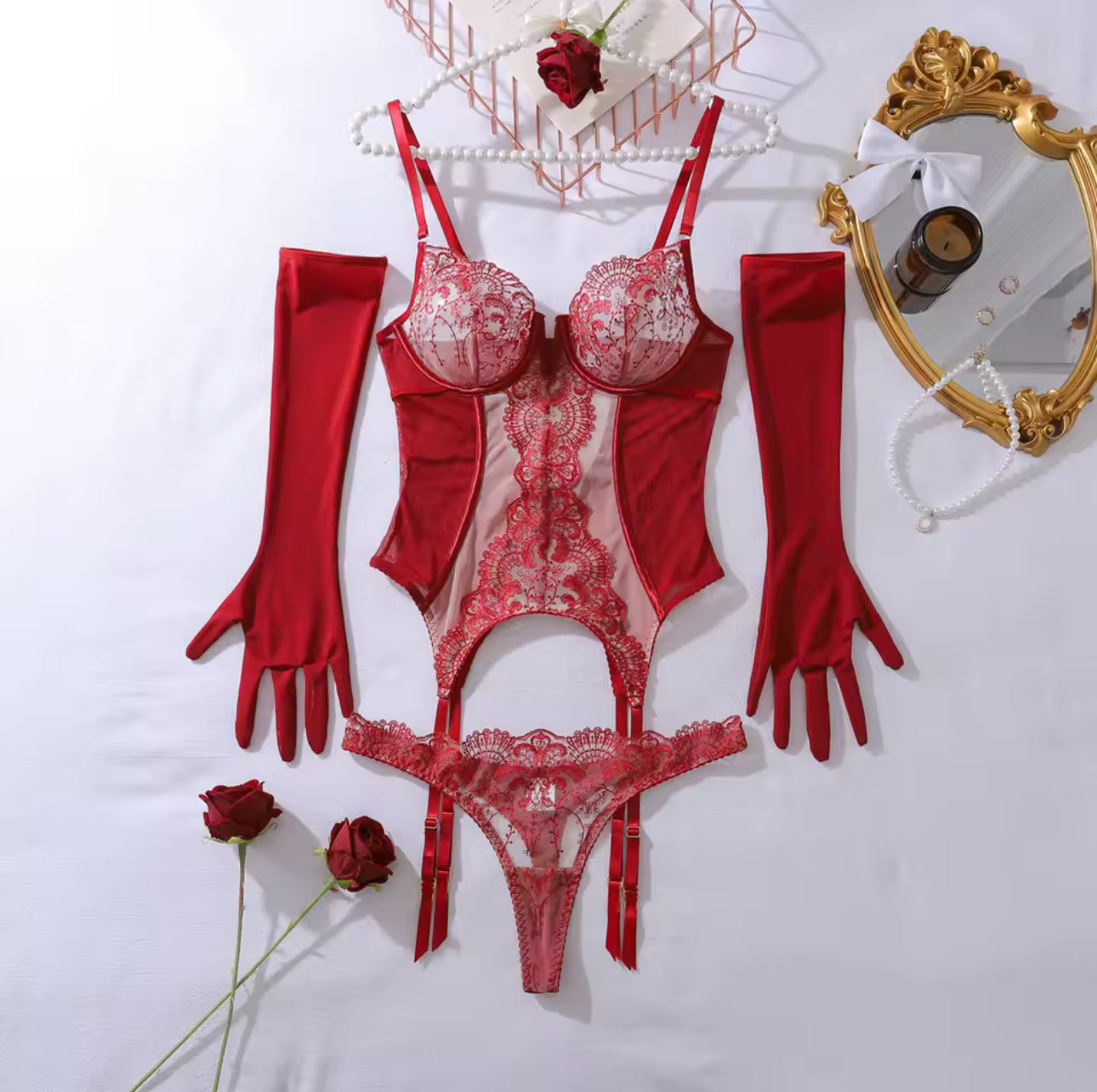 Maison La Veine™ | Ensemble de Lingerie en Dentelle Luxe