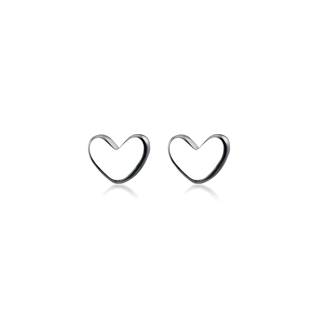 Maison La Veine™ | Boucles d’Oreilles Clous Cœurs