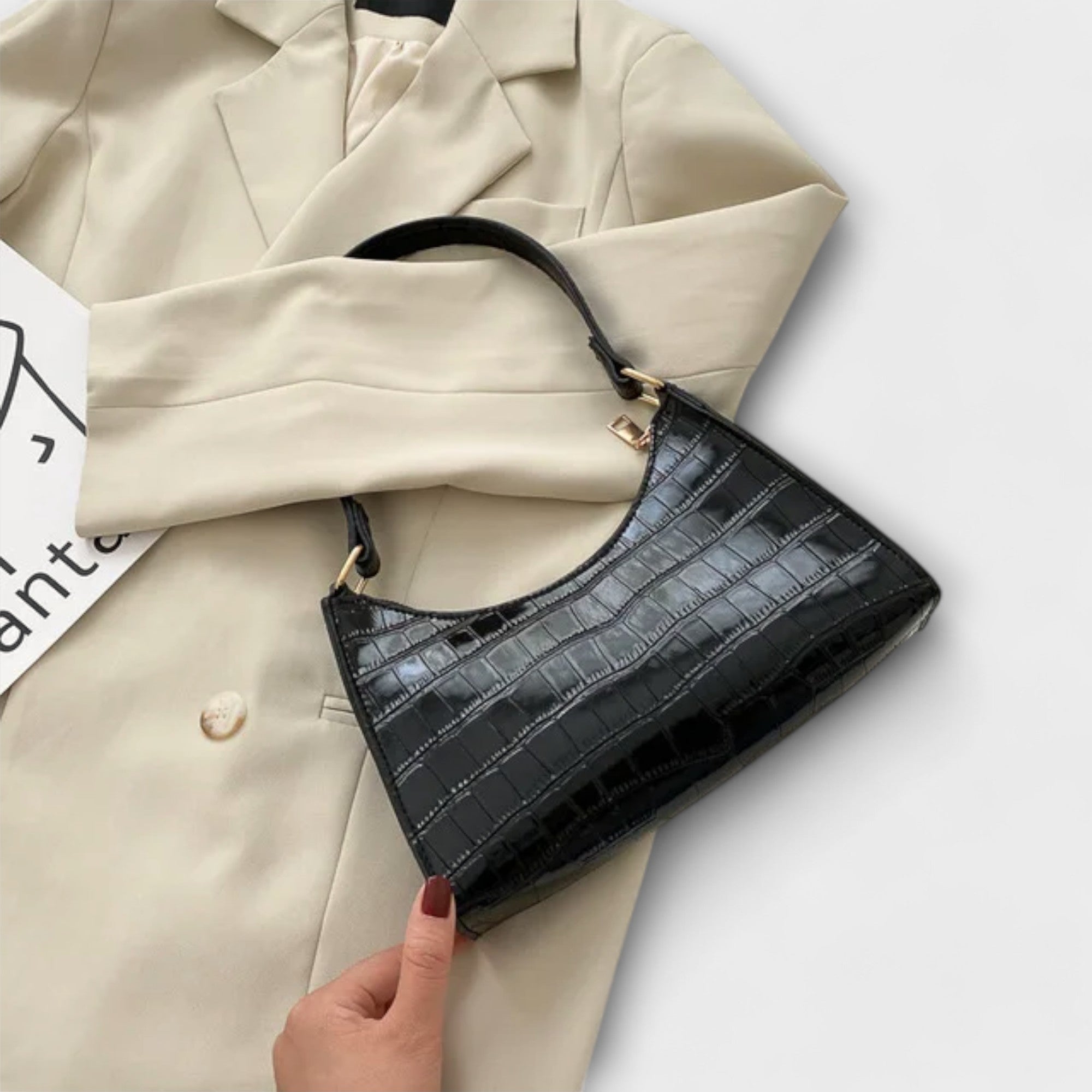 Maison La Veine™ | Sac Brillant en Cuir Élégant