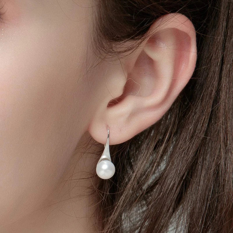 Maison La Veine™ | Boucles Pendantes Perle