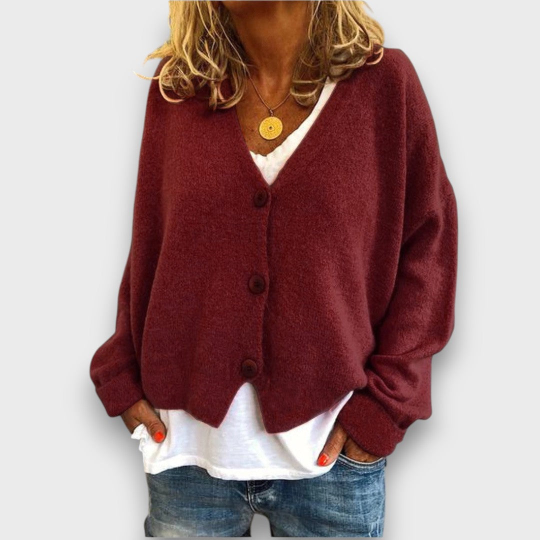 Maison La Veine™ | Cardigan en Maille Élégant