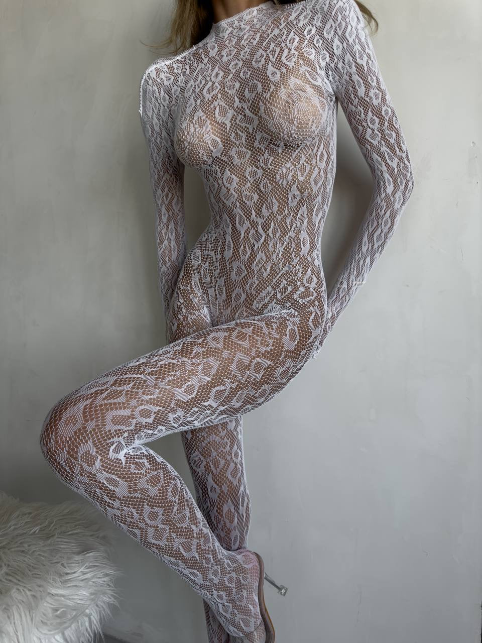 Maison La Veine™ | Bodystocking en Dentelle Sensuelle