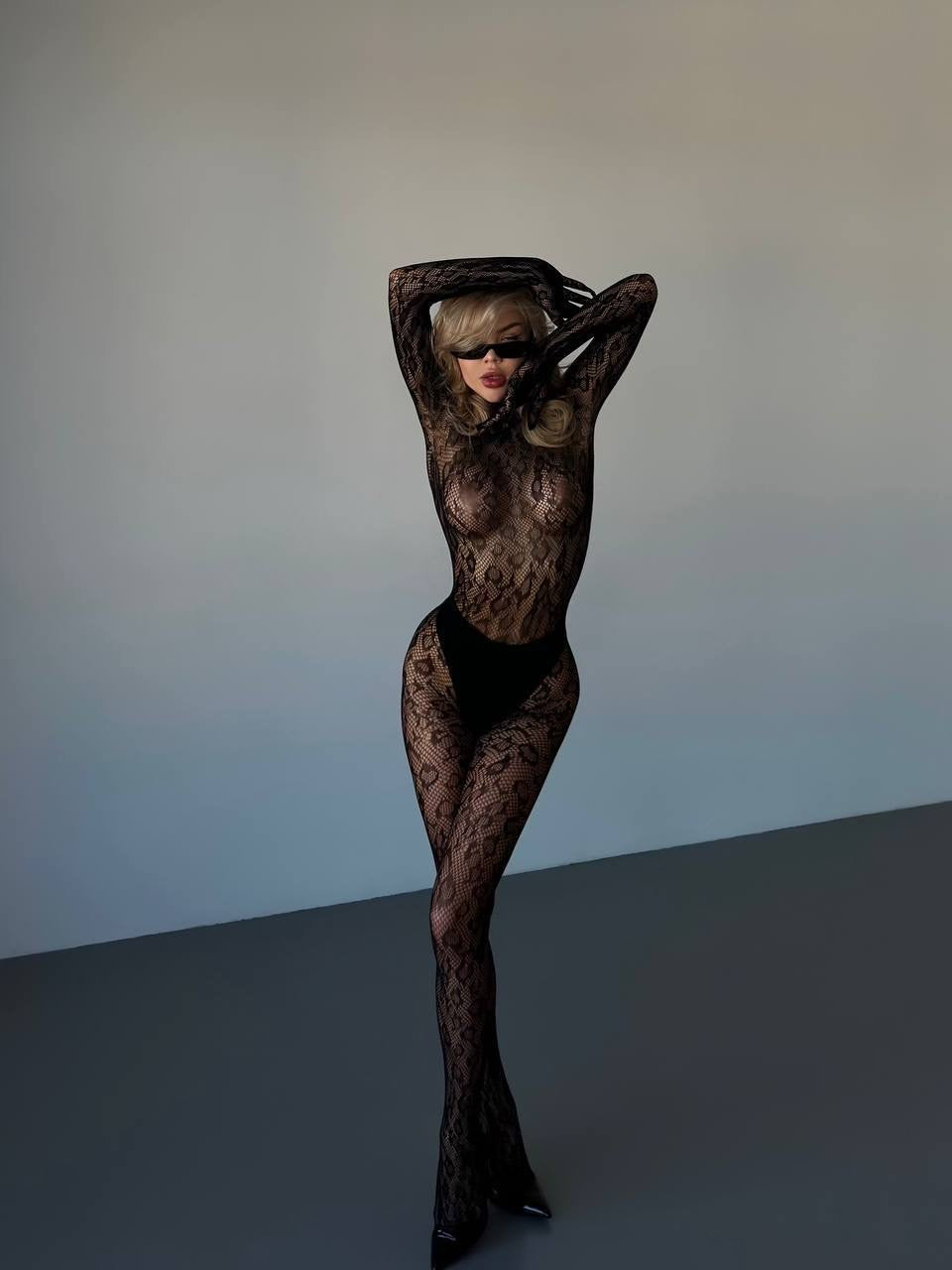 Maison La Veine™ | Bodystocking en Dentelle Sensuelle