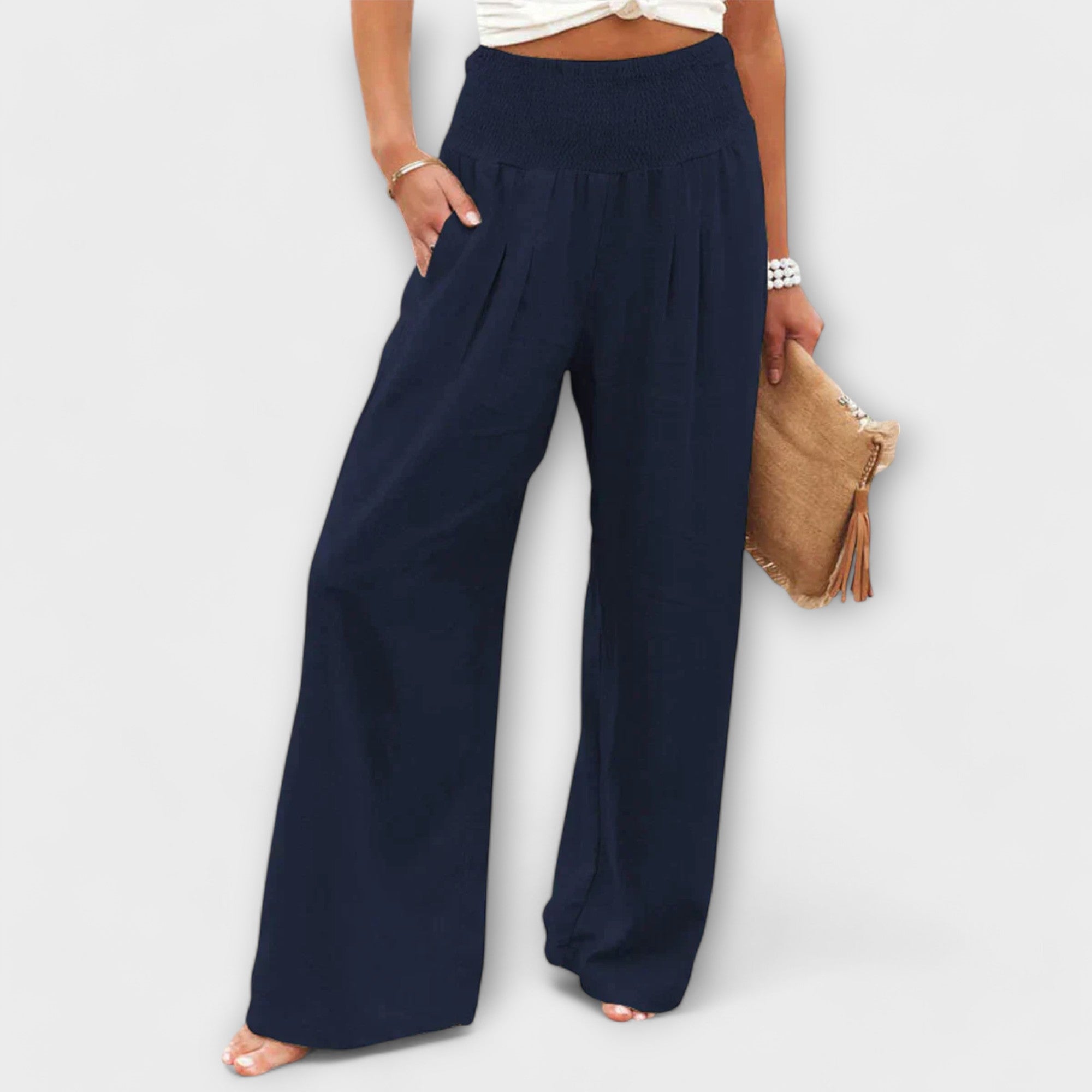 Maison La Veine™ | Pantalons Élégants en Tissu Léger