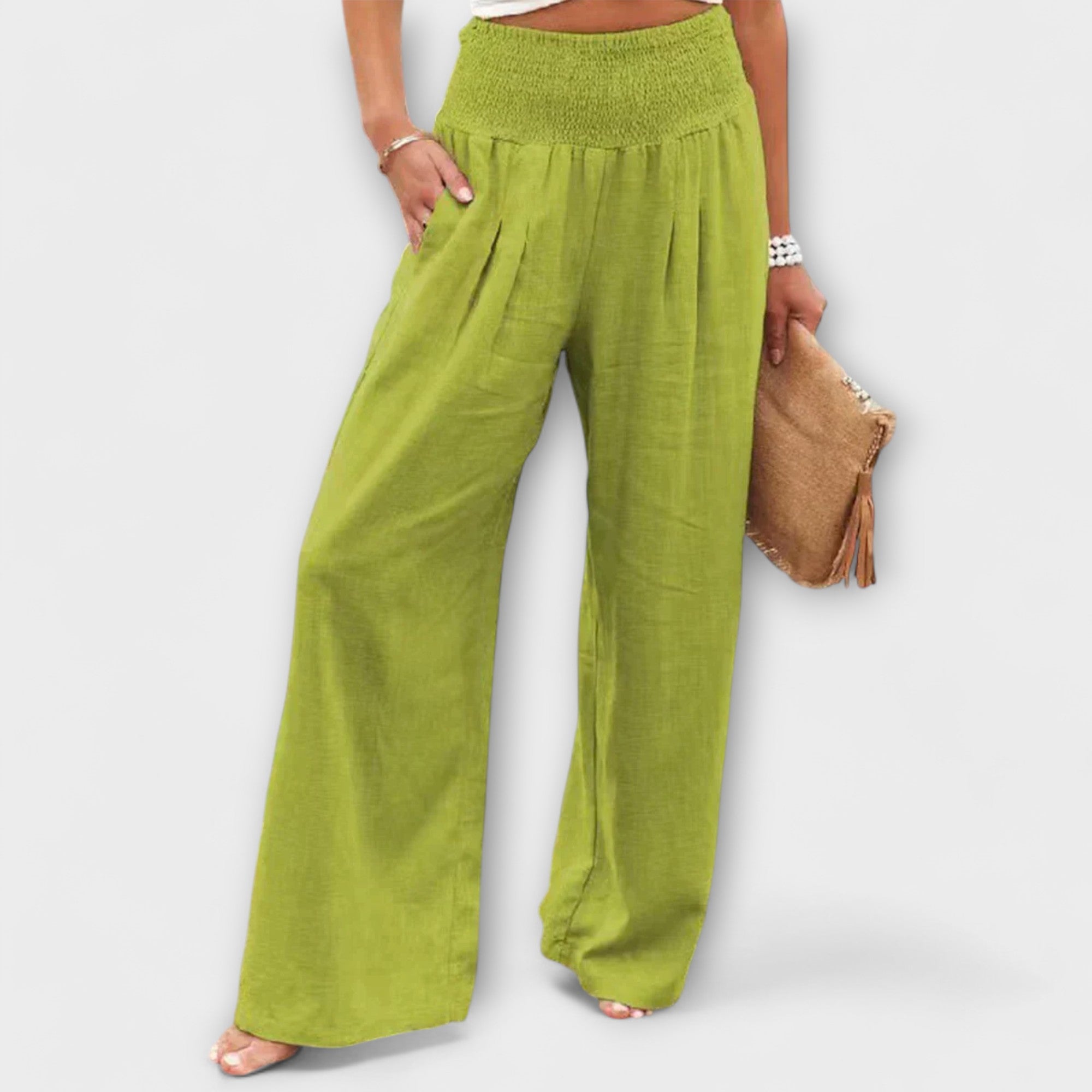 Maison La Veine™ | Pantalons Élégants en Tissu Léger