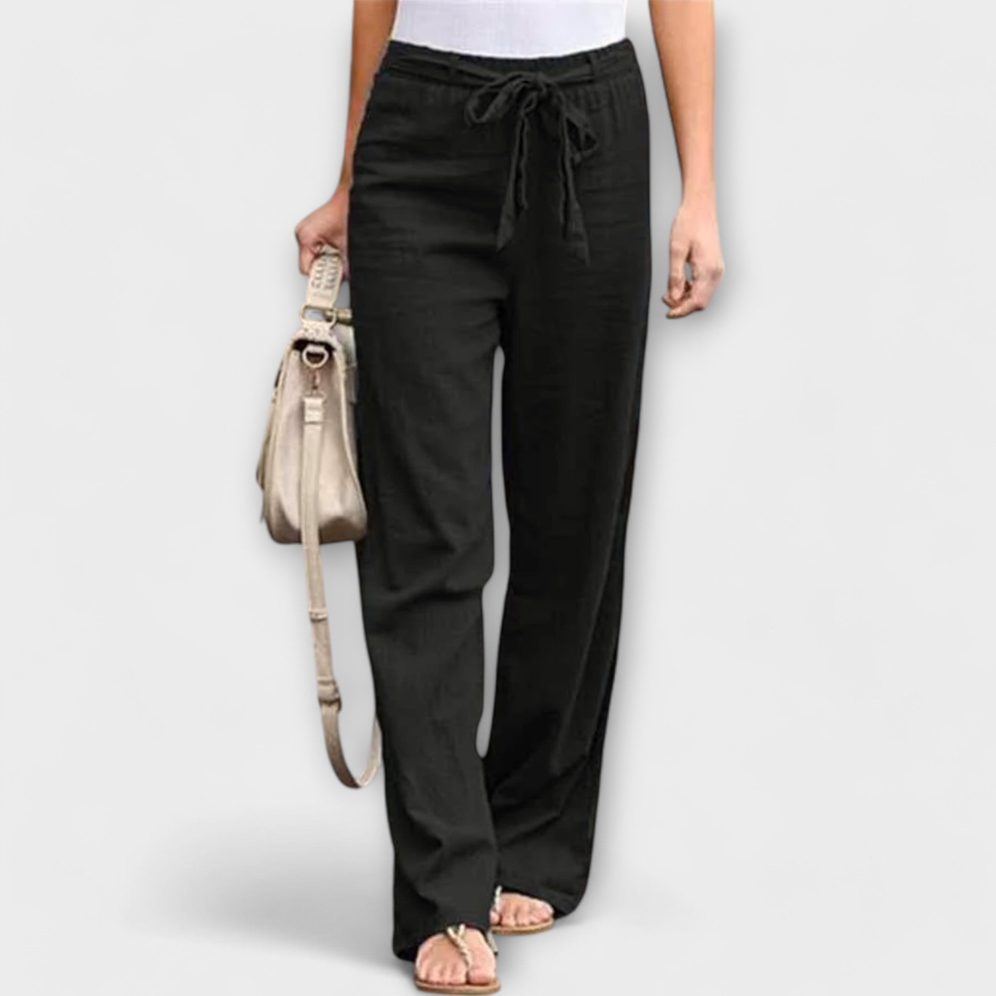 Maison La Veine™ | Pantalons Légers en Lin Loreen