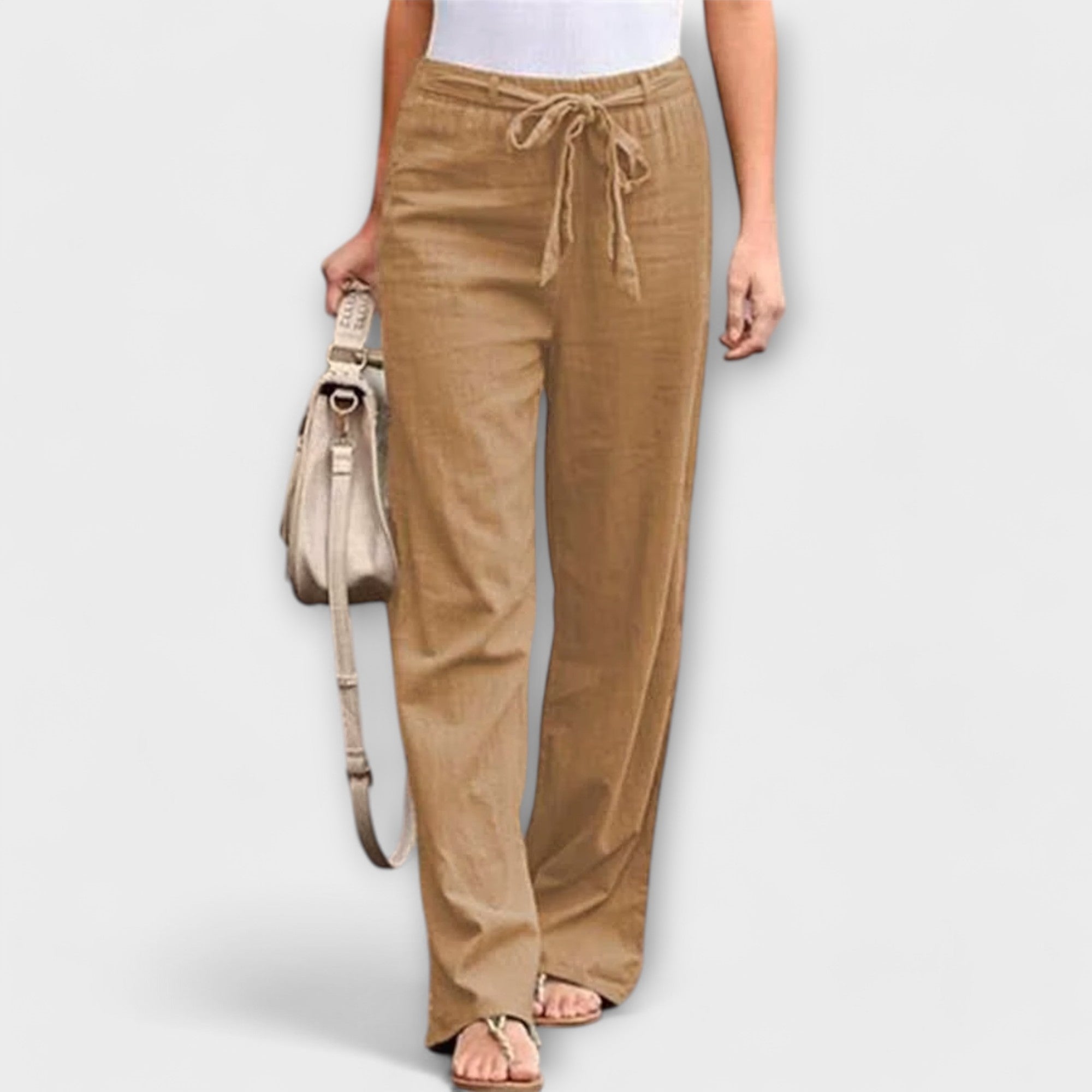 Maison La Veine™ | Pantalons Légers en Lin Loreen