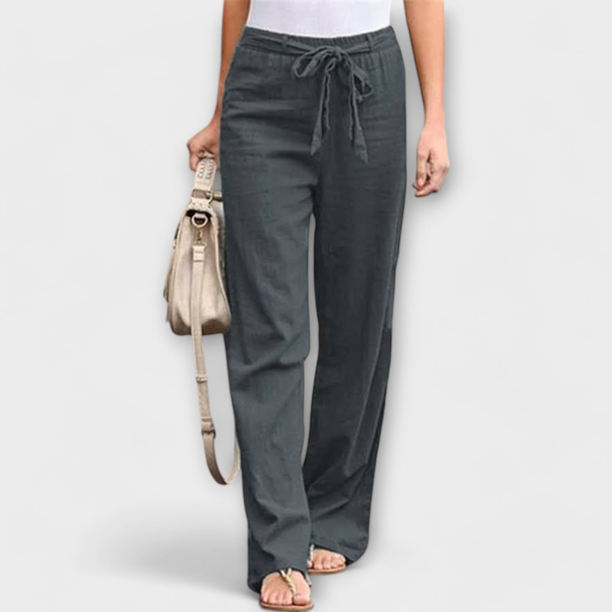 Maison La Veine™ | Pantalons Légers en Lin Loreen