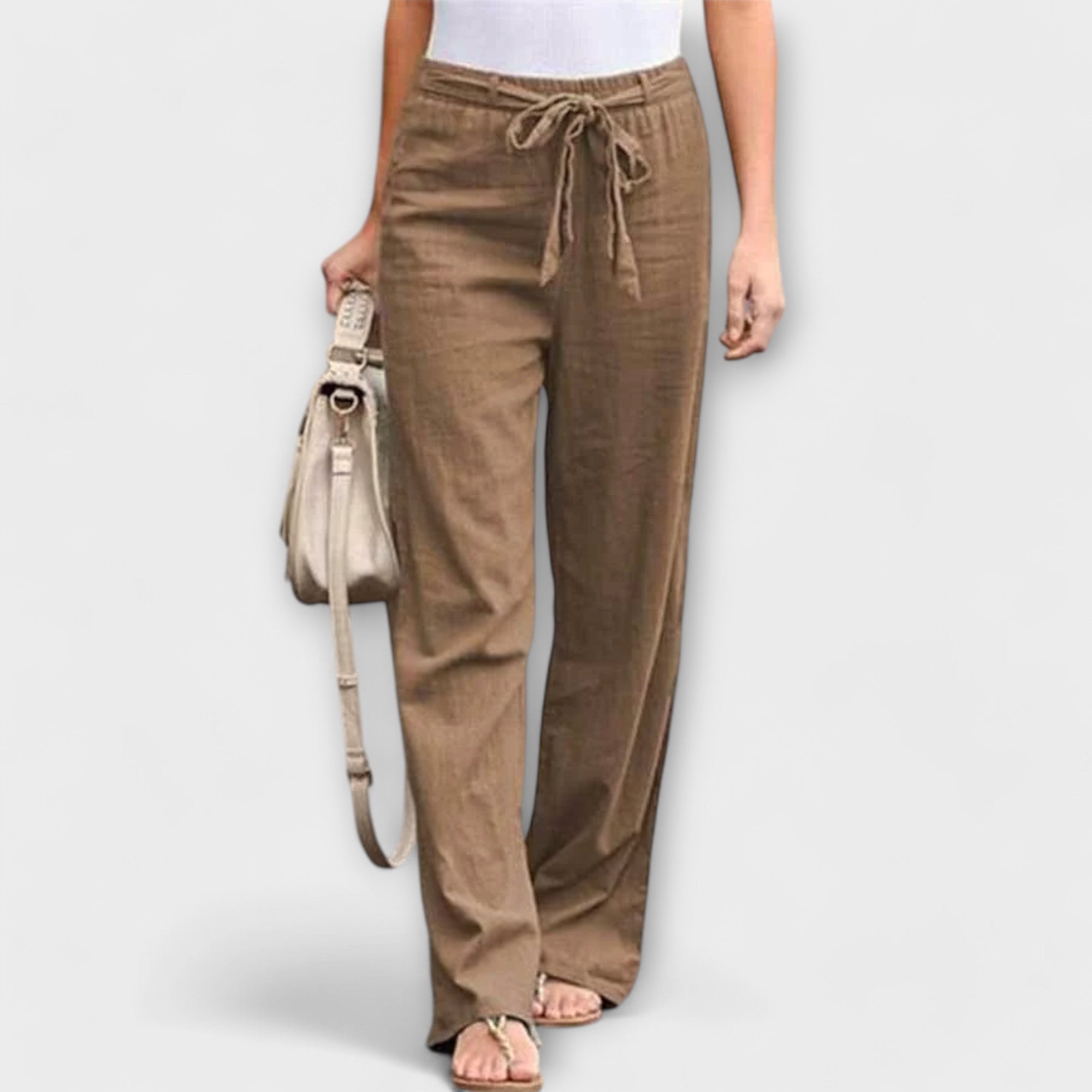 Maison La Veine™ | Pantalons Légers en Lin Loreen