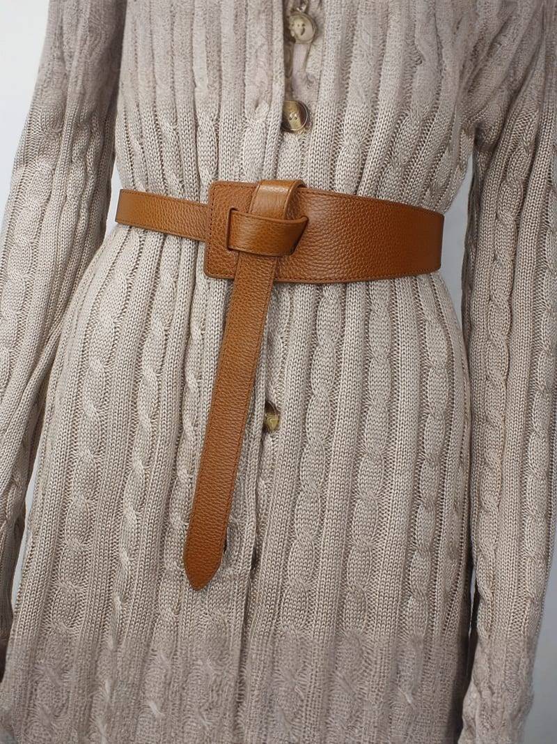 Maison La Veine™ | Cuir Authentique Avec Double Noeud
