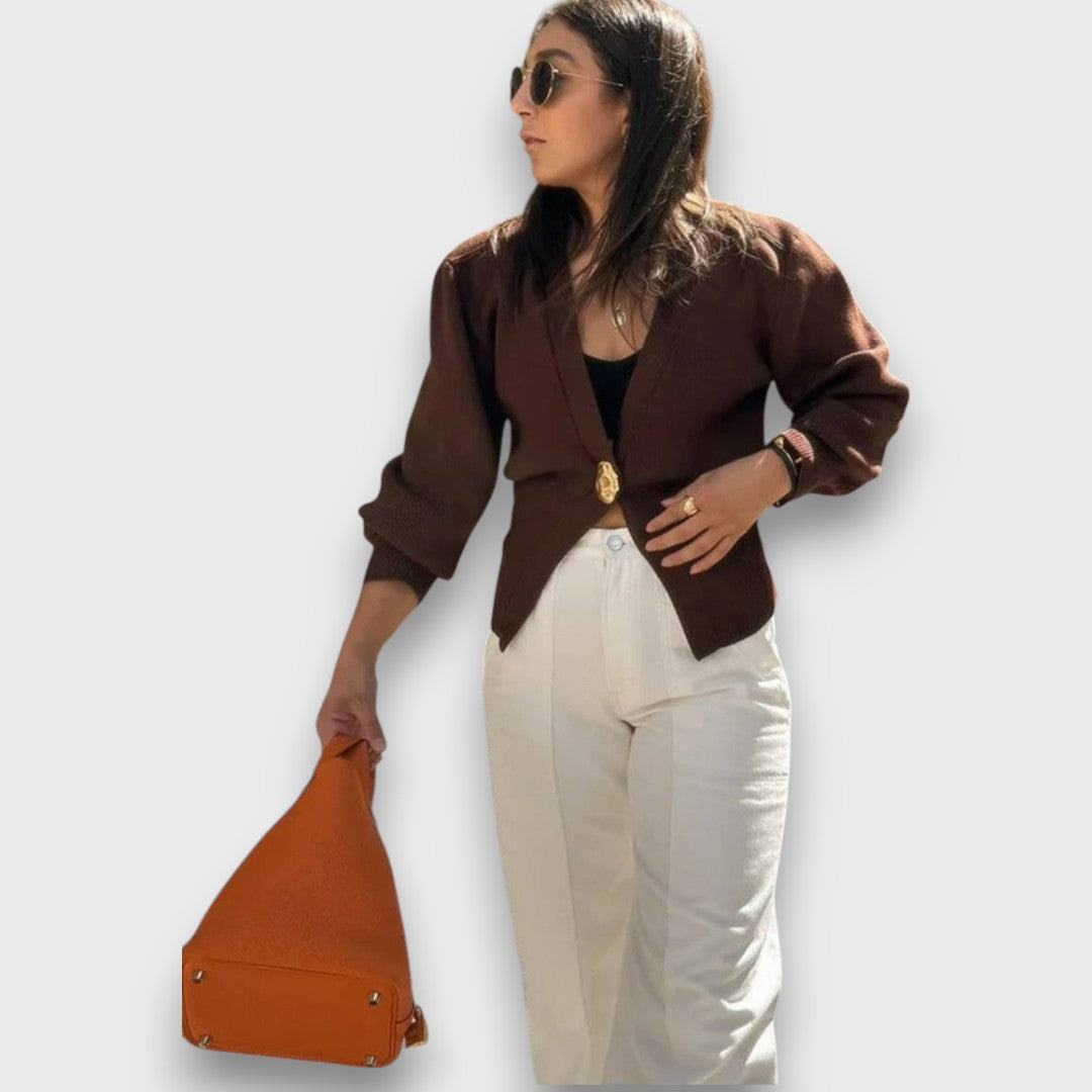 Maison La Veine™ | Cardigan Décolleté V Profond
