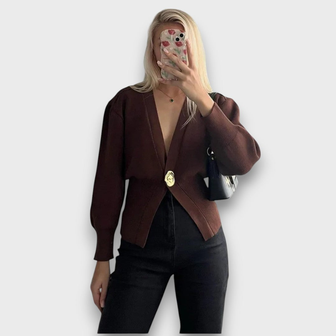 Maison La Veine™ | Cardigan Décolleté V Profond