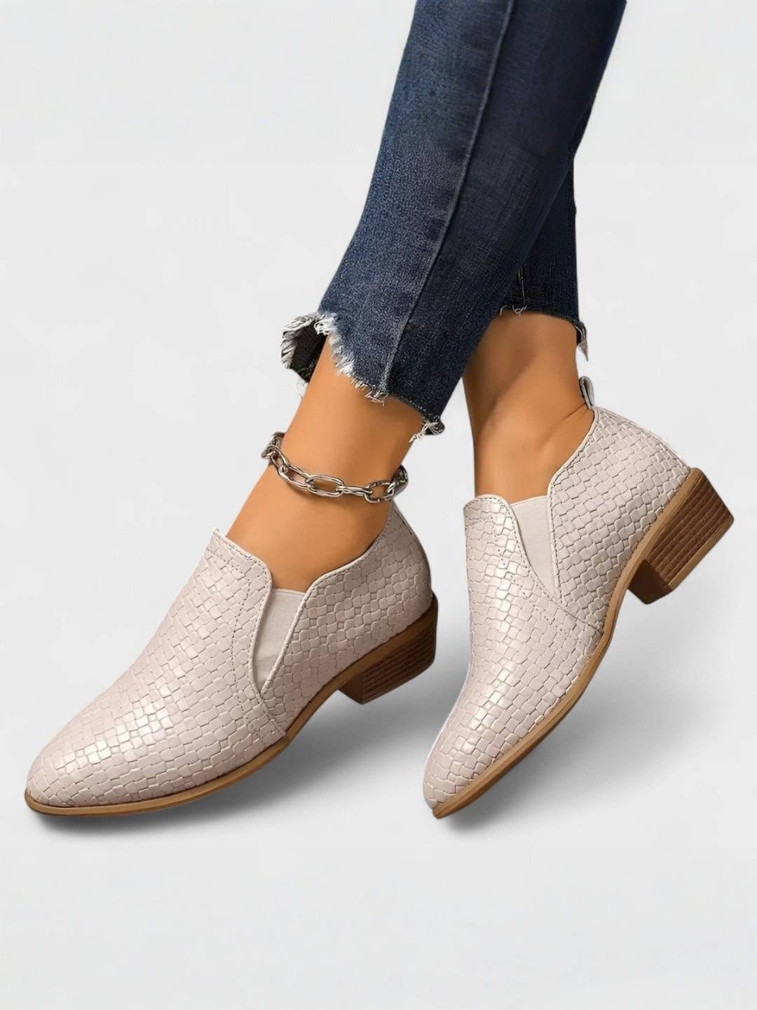 Maison La Veine™ | Mocassins élégants à talon bloc