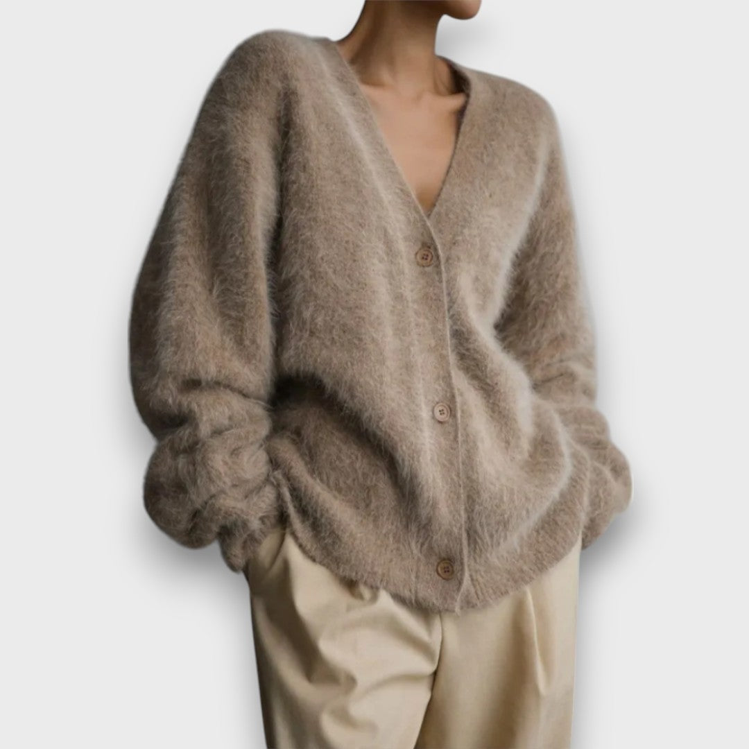 Maison La Veine™ | Cardigan Doux à Coupe Classique