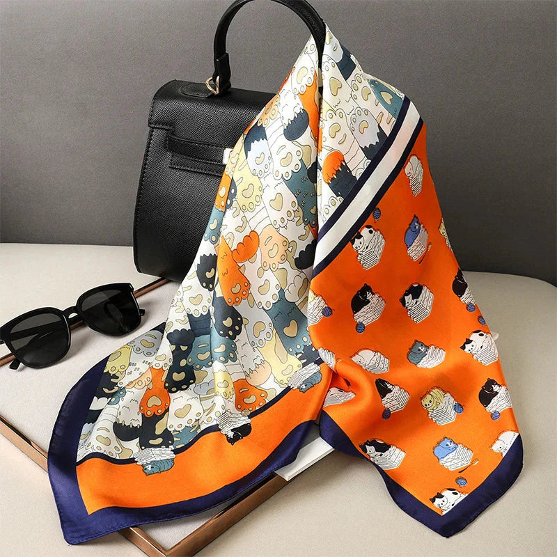 Maison La Veine™ | Petit Foulard Tour De Cou Femme