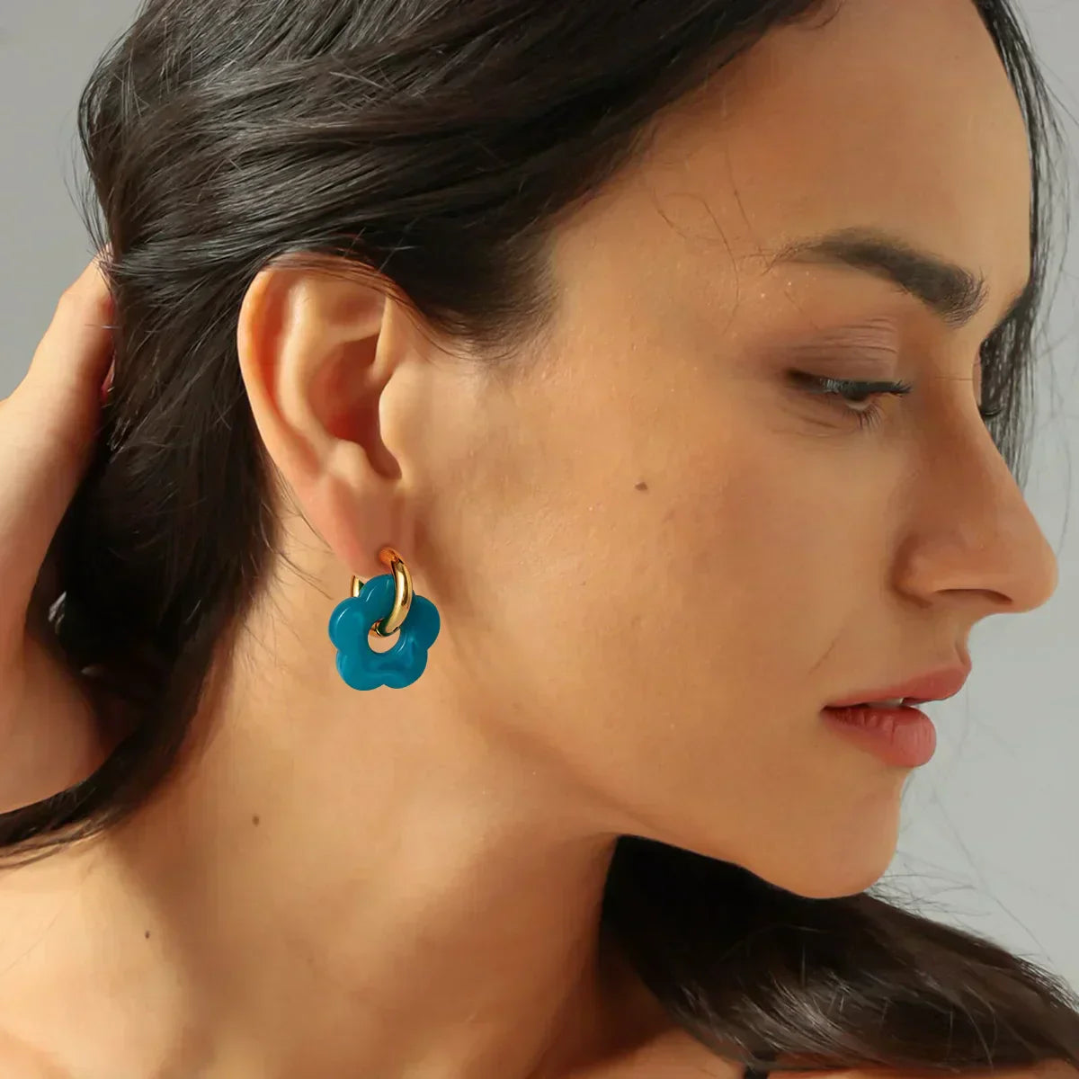 Maison La Veine™ | Boucles d’Oreilles Fleur Tendance