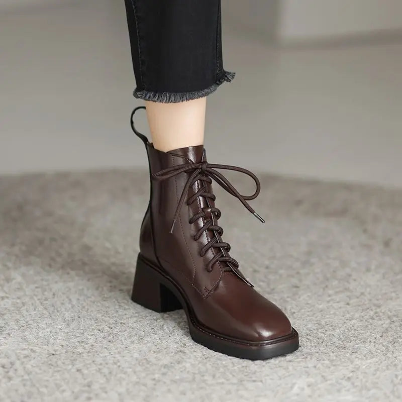 Maison La Veine™ | Bottes Carrées à Cheville