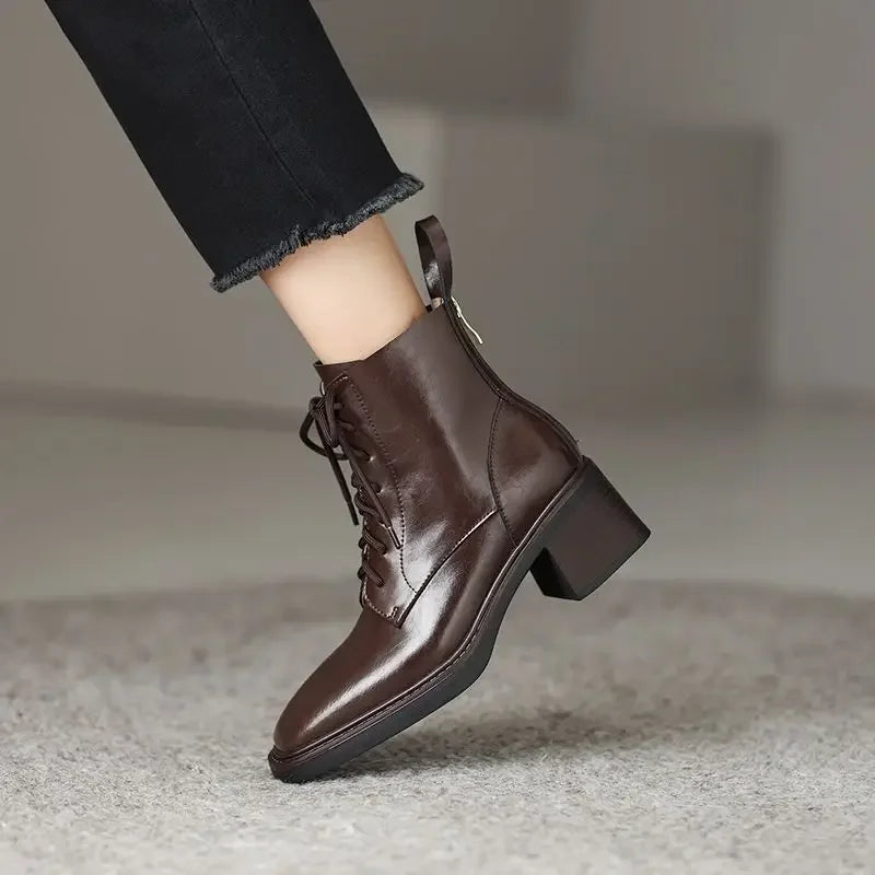 Maison La Veine™ | Bottes Carrées à Cheville