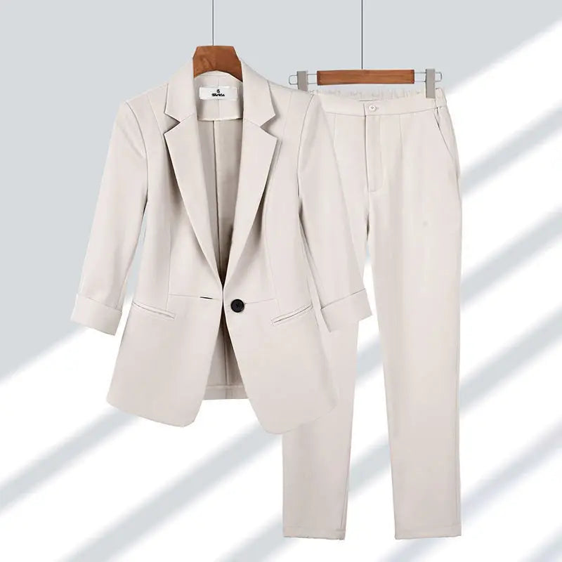 Victoria - Ensemble Tailleur Chic Veste et Pantalon