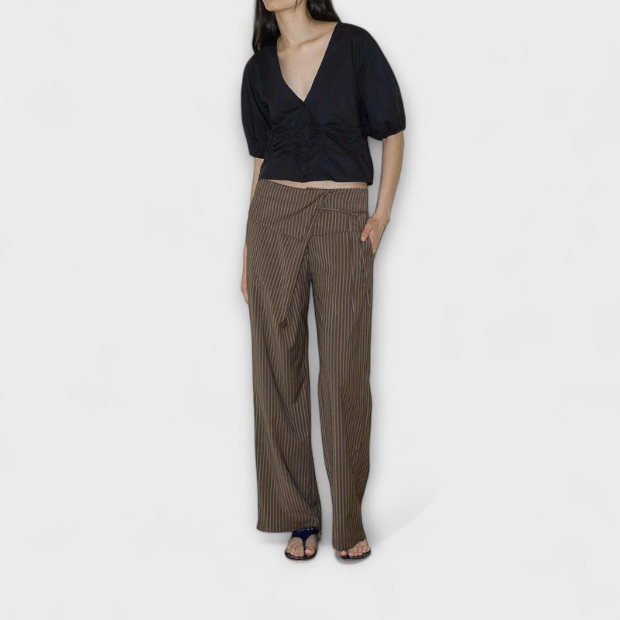Maison La Veine™ | Pantalons Plissés Élégants Noémi